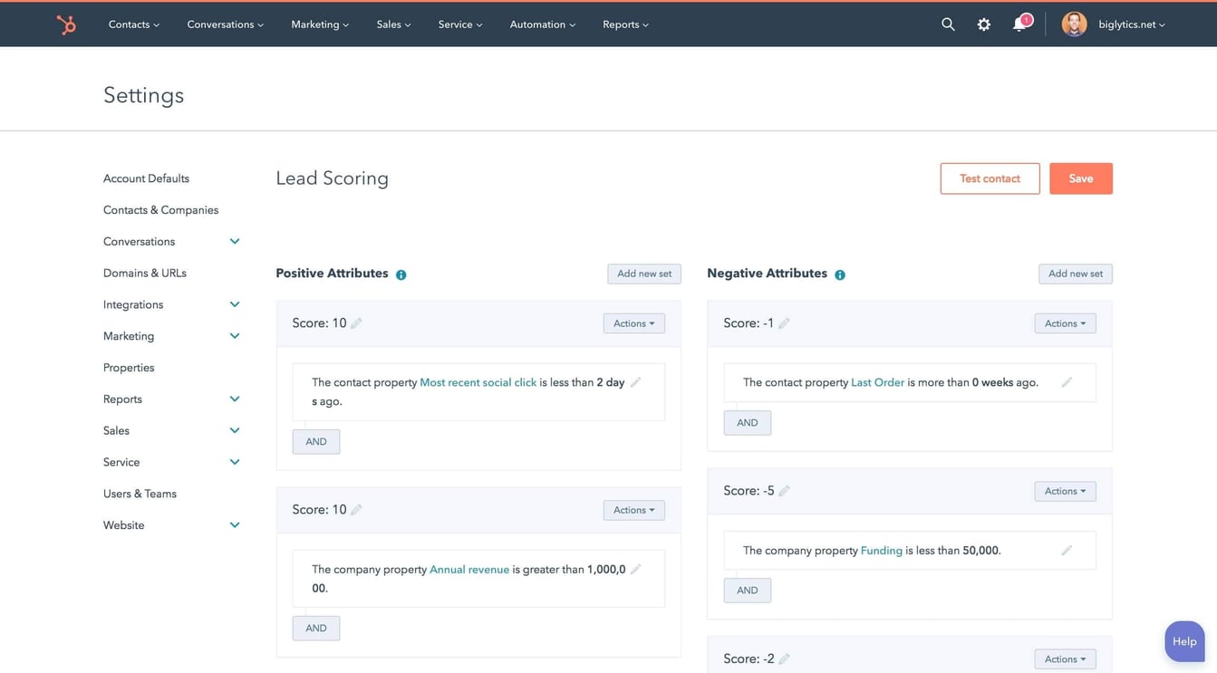 HubSpot-Lead-Scoring