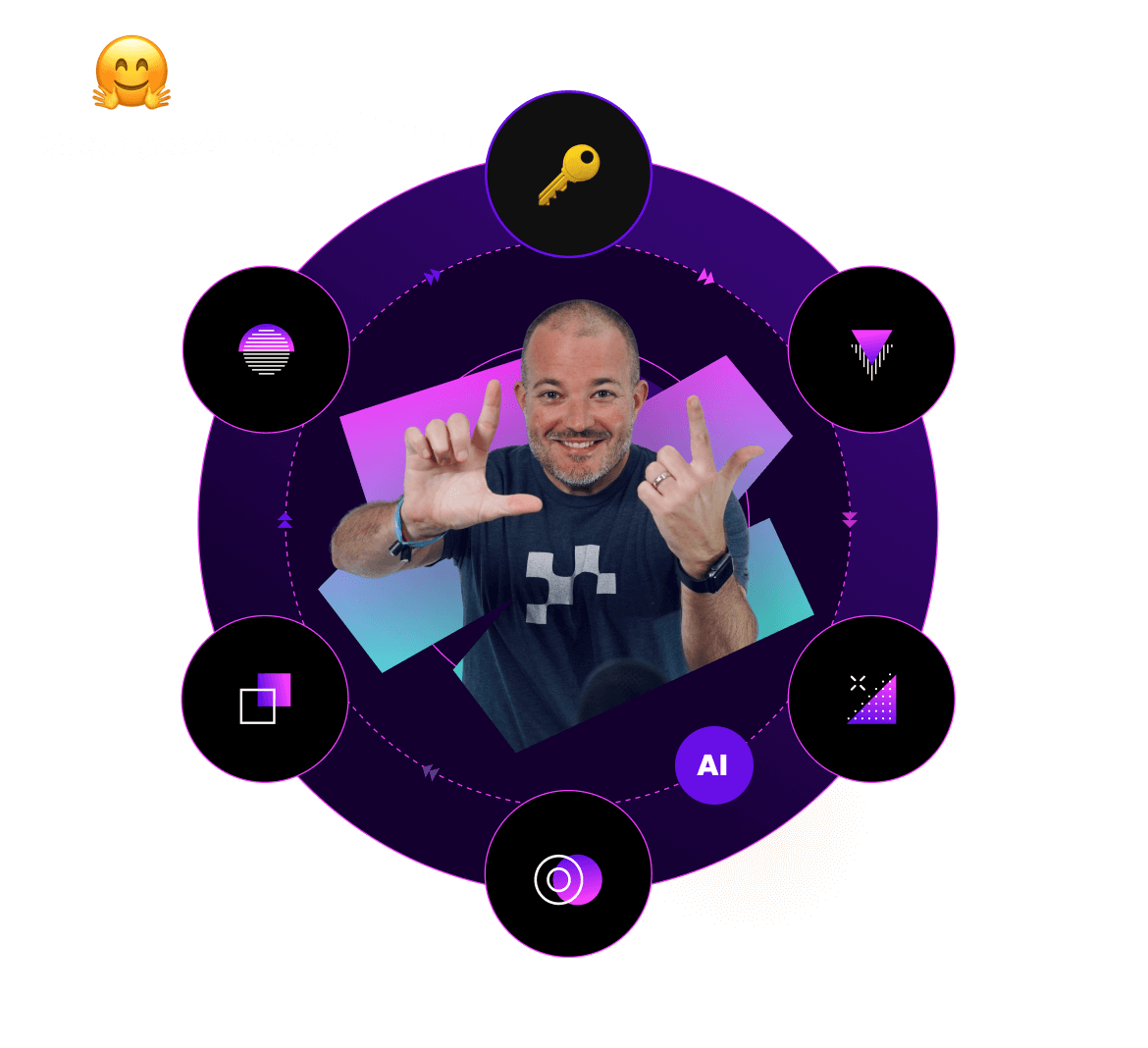 AI flywheel graphic