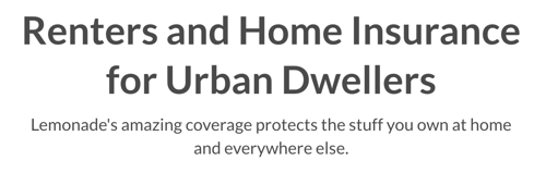 Renters and Home Insurance for Urban Dwellers