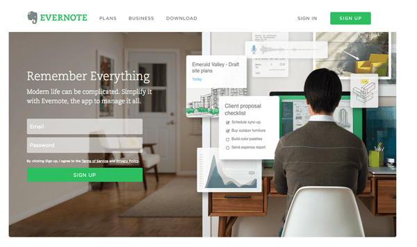 Evernote-marketing-copy