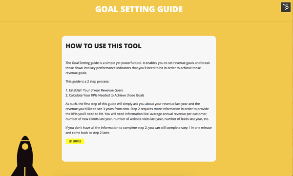 Goal Setting For Website Performance