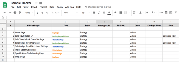 Website Tracker